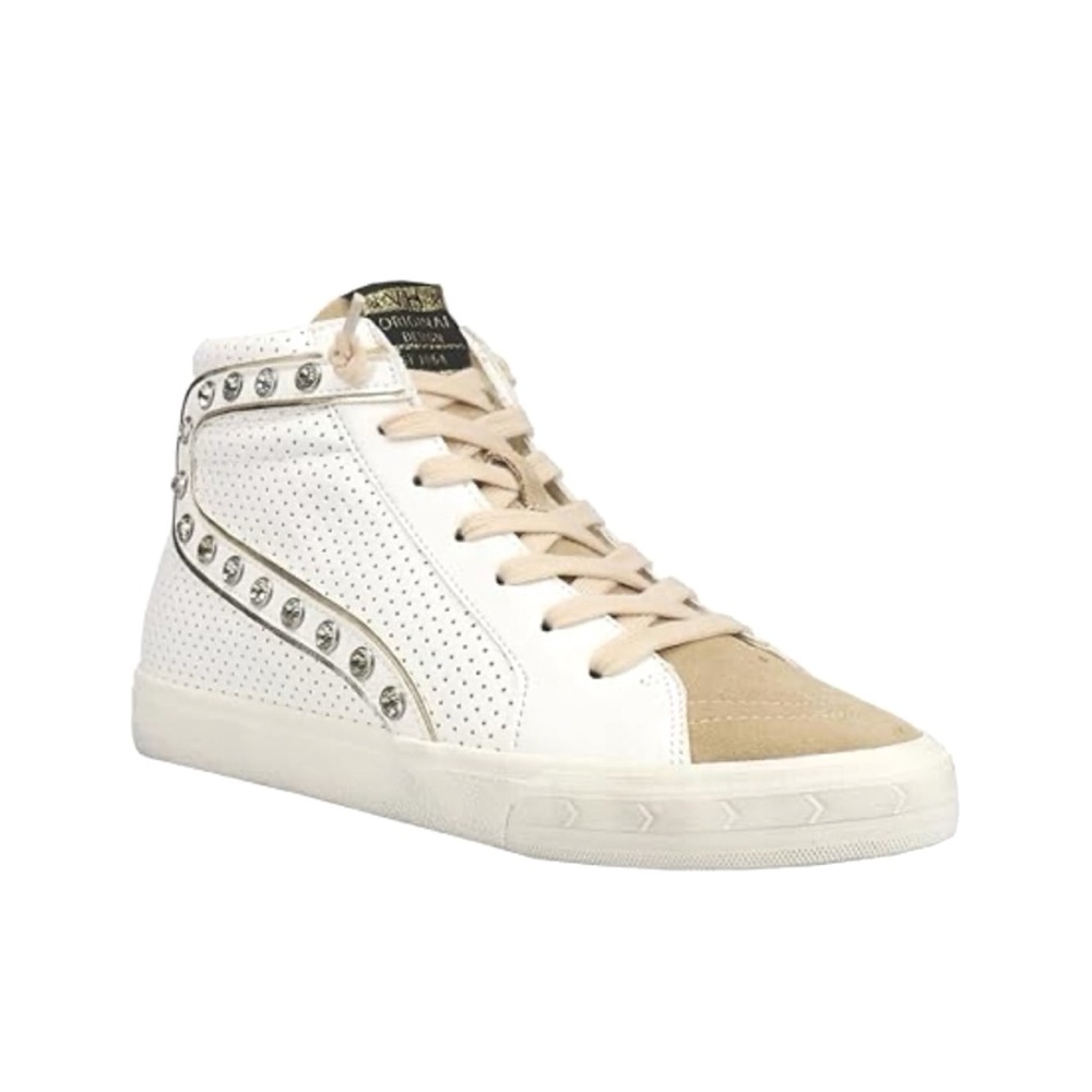 Vintage Havana White High Top Leather Sneakers NWT